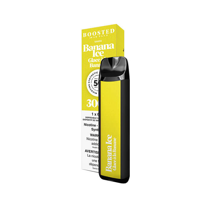 BOOSTED BAR PLUS BANANA ICE DISPOSABLE VAPE (Synthetic 50)