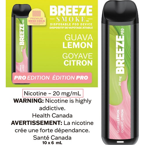 Guava Lemon - Breeze Pro Disposable Vape