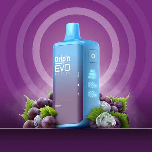 Drip'n EVO 28K Disposable Vape - Grape Ice - Simpli Vape - Canada shipping and delivery