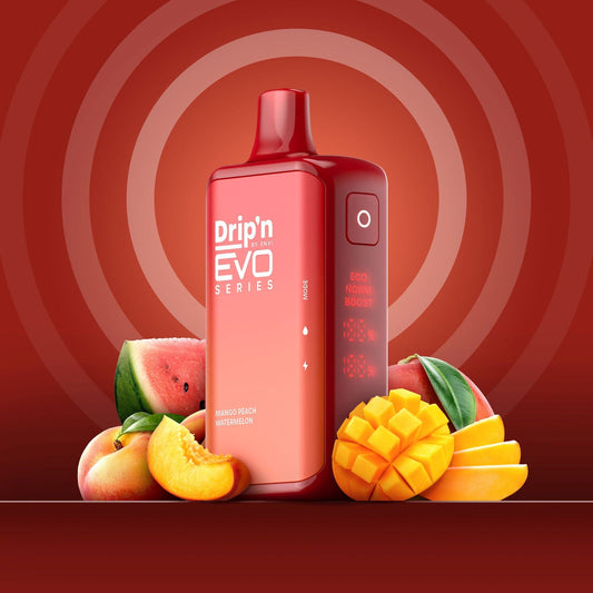 Drip'n EVO 28K Disposable Vape - Mango Peach Watermelon - Simpli Vape - Canada shipping and delivery