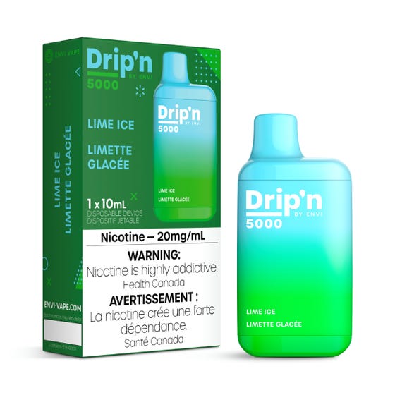 Drip'n by Envi 5000 Disposable - Lime Ice