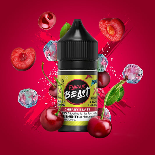Flavour Beast E - Liquid - Cherry Blast Iced - Simpli Vape - Canada shipping and delivery