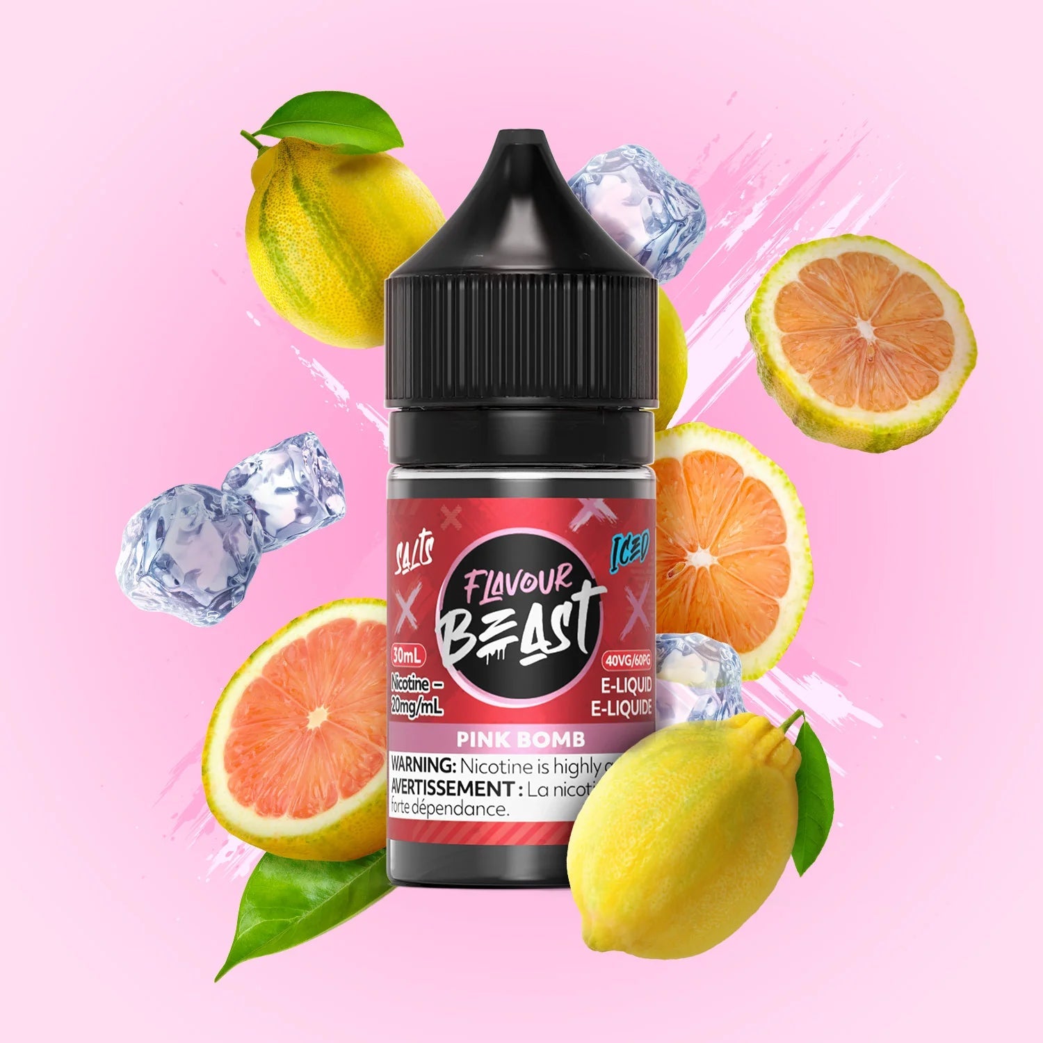 Flavour Beast E - Liquid - Pink Bomb Iced - Simpli Vape - Canada shipping and delivery