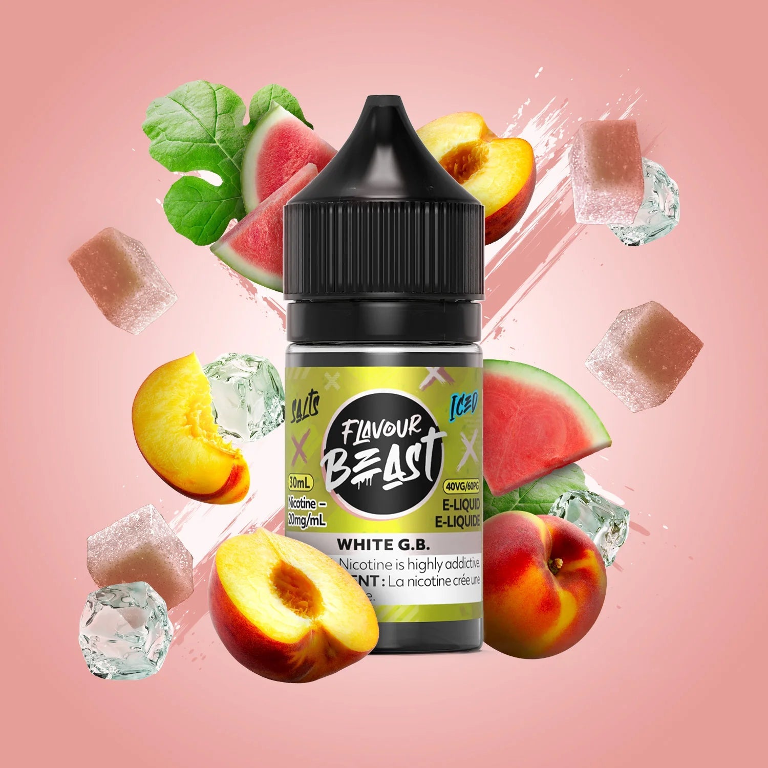 Flavour Beast E - Liquid - White G.B. Iced - Simpli Vape - Canada shipping and delivery