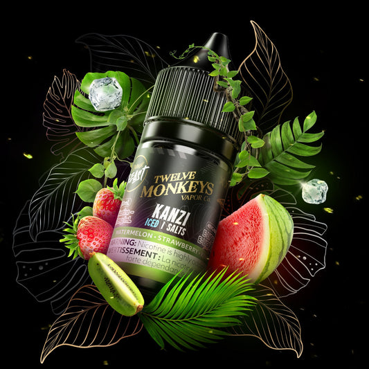 Flavour Beast X Twelve Monkeys E - Liquid - Kanzi Iced - Simpli Vape - Canada shipping and delivery