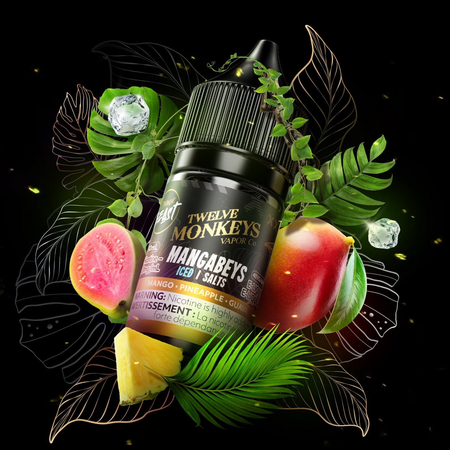 Flavour Beast X Twelve Monkeys E - Liquid - Mangabeys Iced - Simpli Vape - Canada shipping and delivery