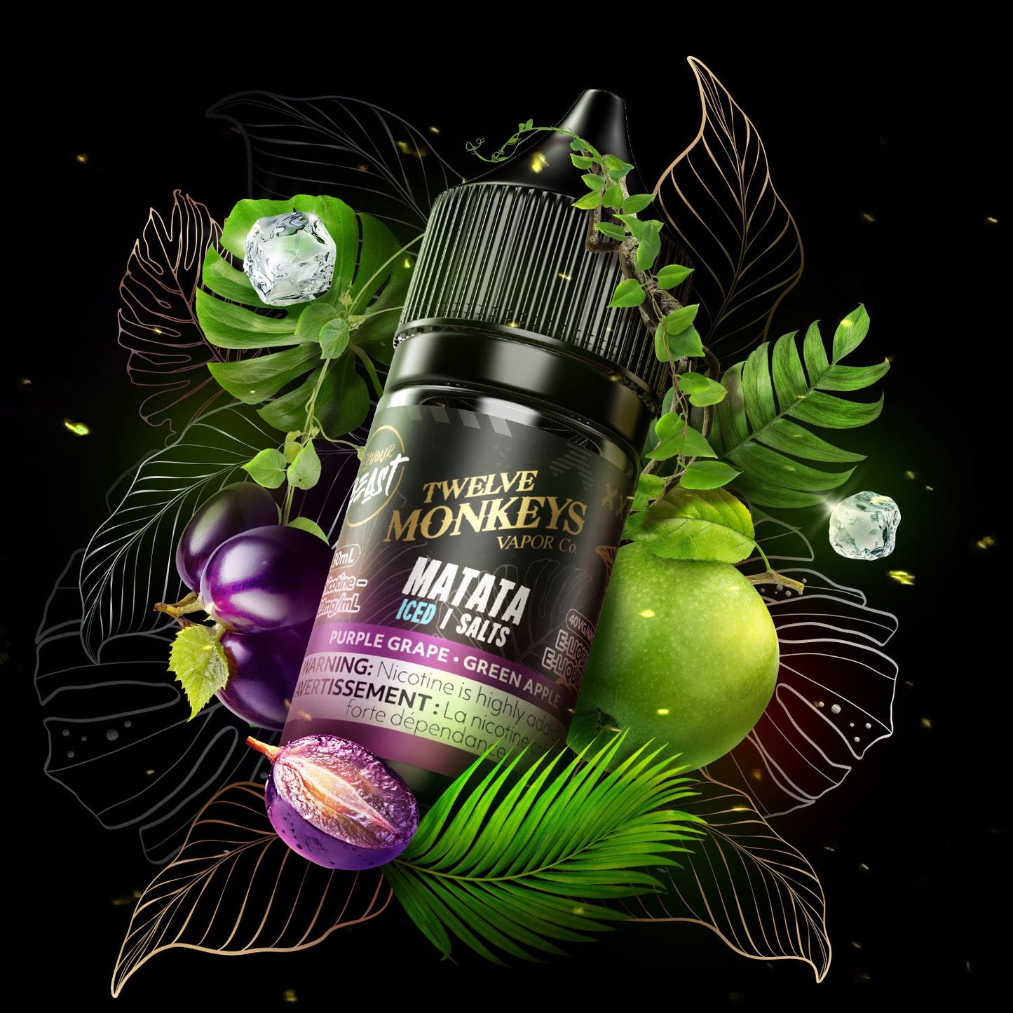 Flavour Beast X Twelve Monkeys E - Liquid - Matata Iced - Simpli Vape - Canada shipping and delivery