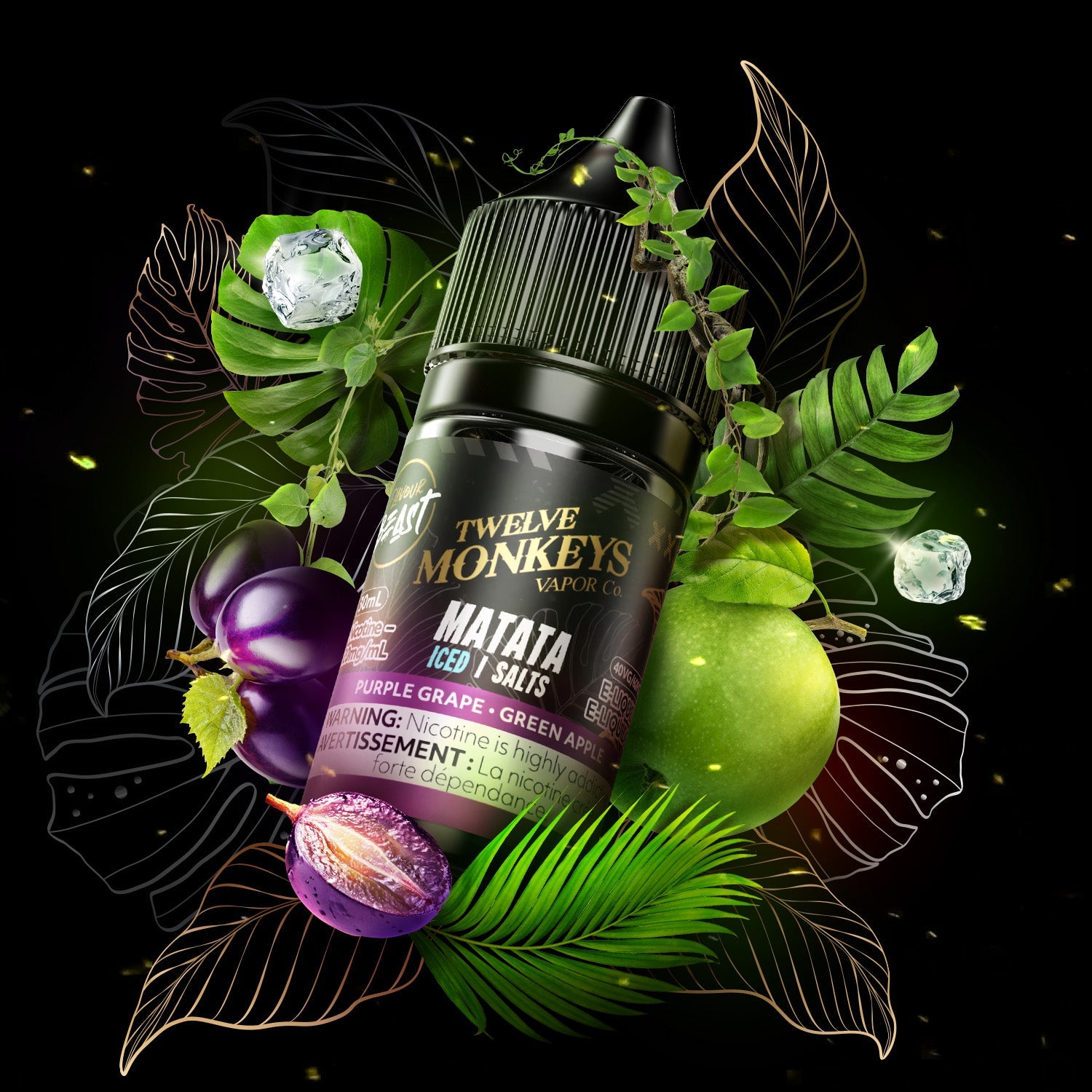 Flavour Beast X Twelve Monkeys E - Liquid - Matata Iced - Simpli Vape - Canada shipping and delivery
