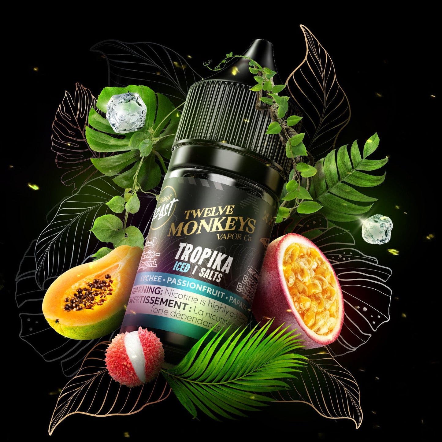 Flavour Beast X Twelve Monkeys E - Liquid - Tropika Iced - Simpli Vape - Canada shipping and delivery