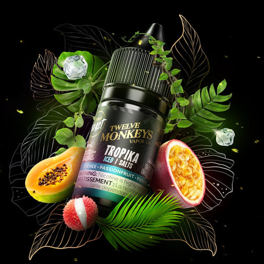 Flavour Beast X Twelve Monkeys E - Liquid - Tropika Iced - Simpli Vape - Canada shipping and delivery