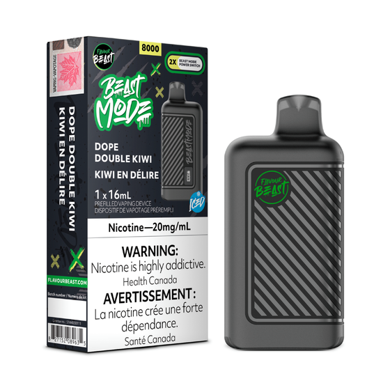 Dope Double Kiwi Iced - Flavour Beast Beast Mode 8K Disposable