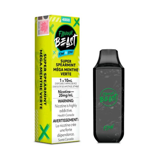 Super Spearmint - Flavour Beast Flow Disposable 5000 Puffs