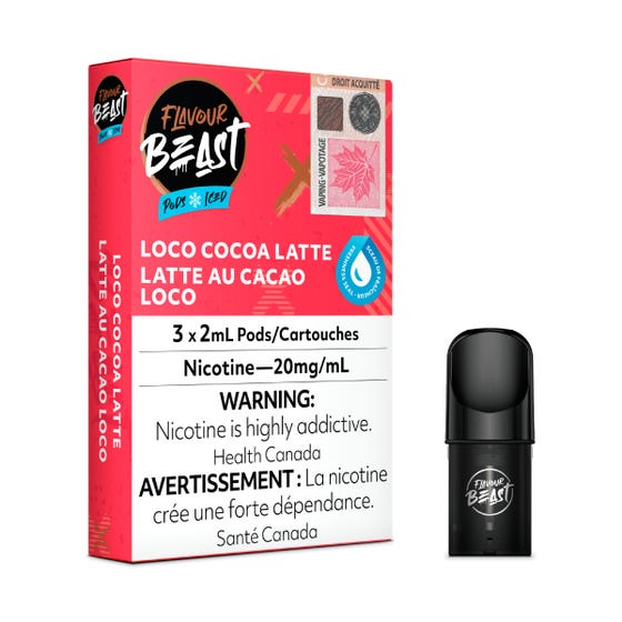 Loco Cocoa Latte Iced - Flavour Beast STLTH Compatible Pod