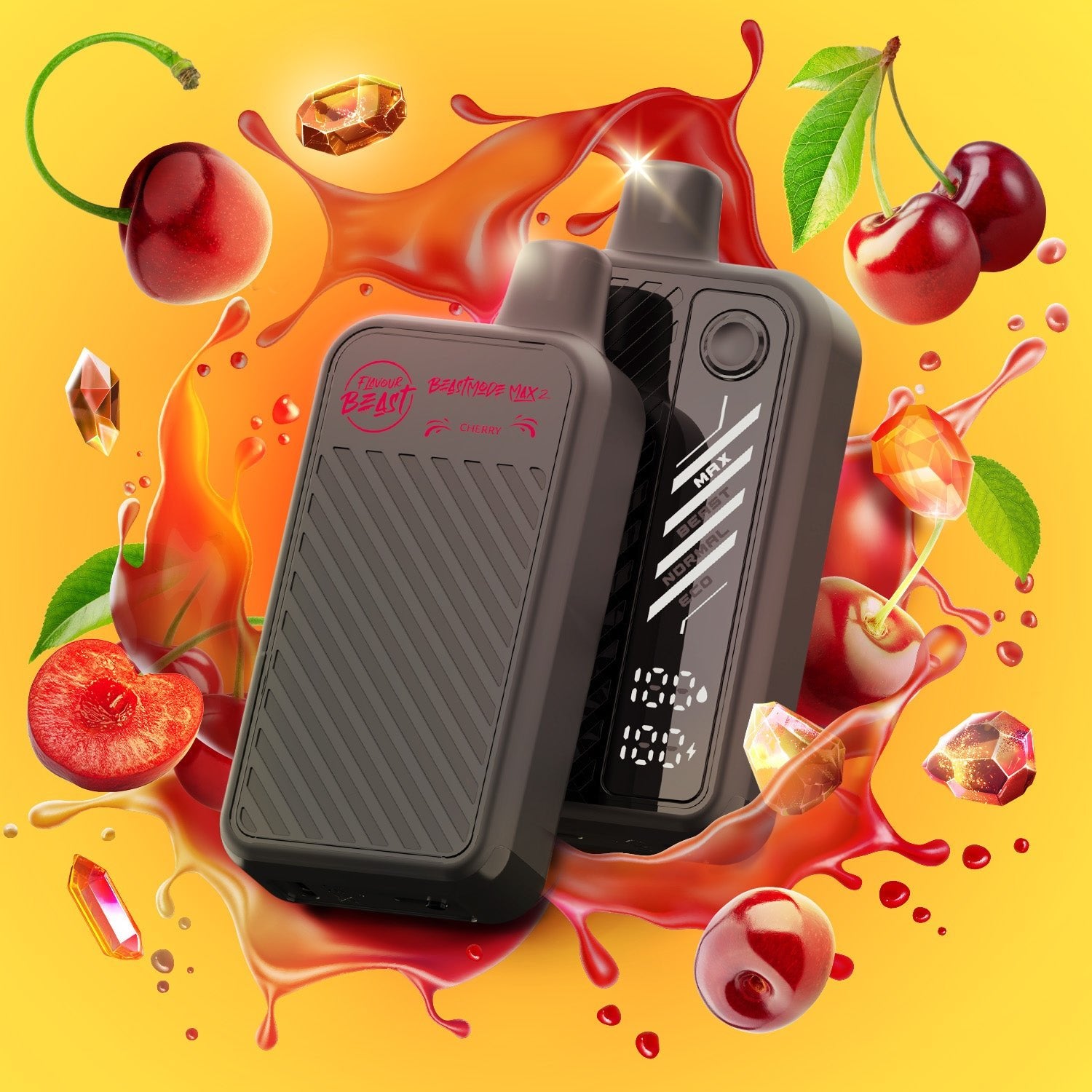 Gushin Cherry - Beast Mode Max 2 Disposable By Flavour Beast - Simpli Vape - Canada shipping and delivery