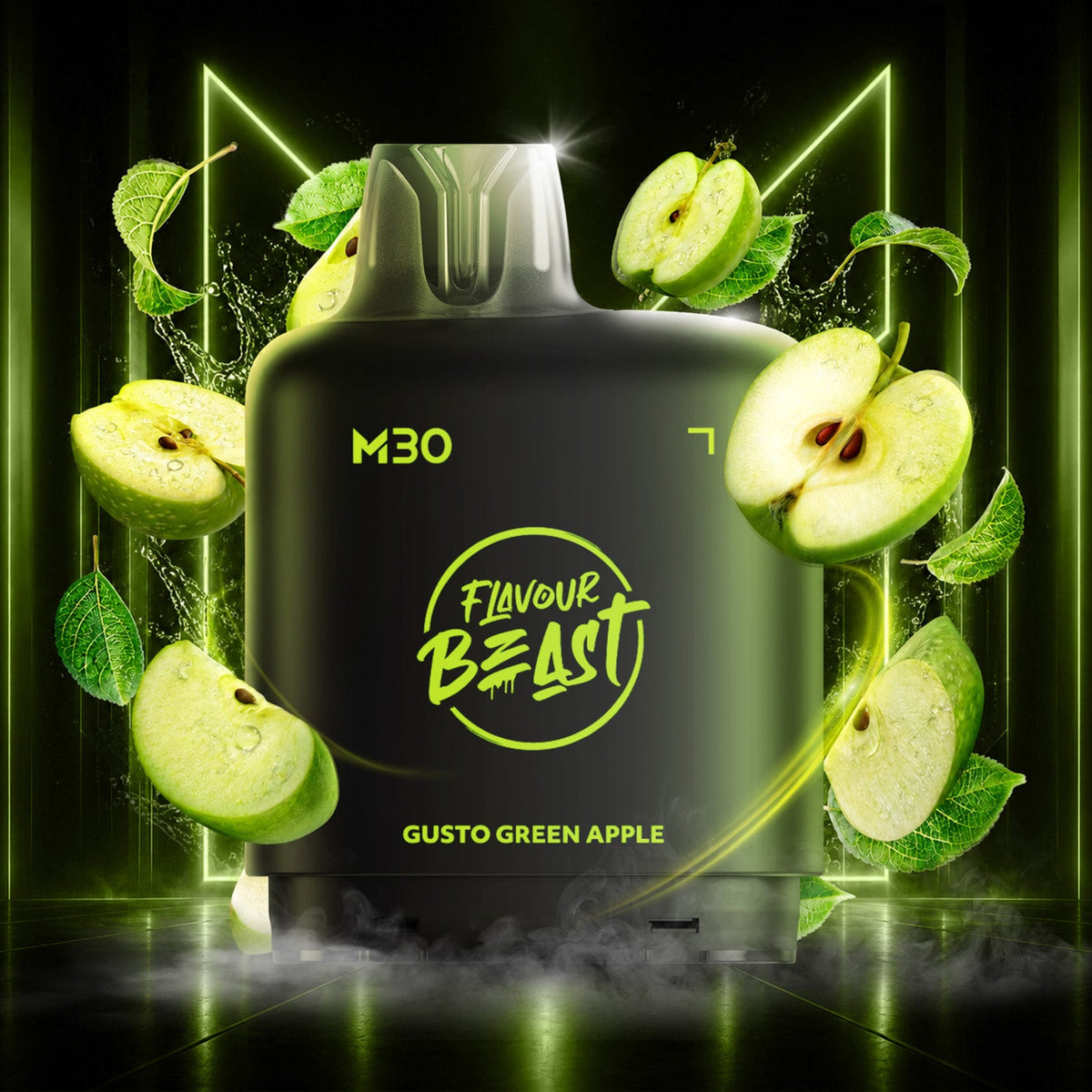 Gusto Green Apple - Level X Flavour Beast M30 Series - Simpli Vape - Canada shipping and delivery