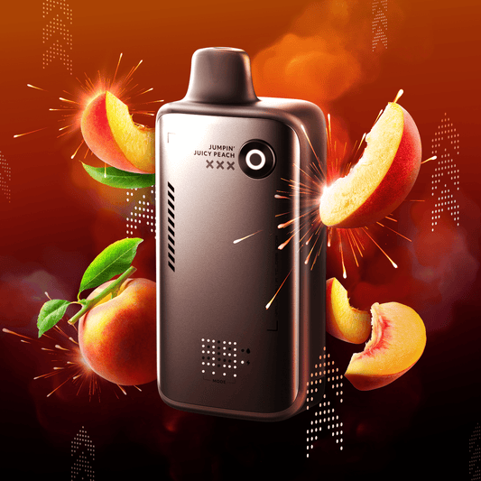 Jumpin' Juicy Peach Flavour Beast Alpha 80K Disposable - Simpli Vape - Canada shipping and delivery