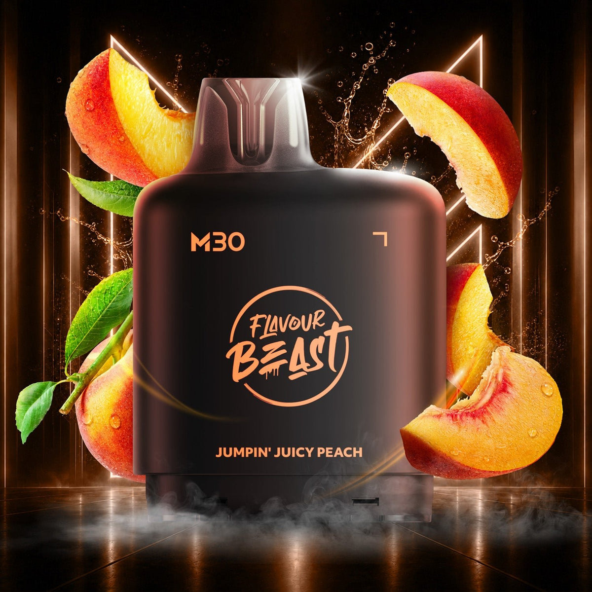 Jumpin' Juicy Peach - Level X Flavour Beast M30 Series - Simpli Vape - Canada shipping and delivery
