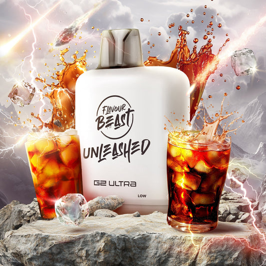 Level X Flavour Beast G2 Ultra Unleashed - Epic Red Lightning Iced - Simpli Vape - #Canada shipping and delivery#