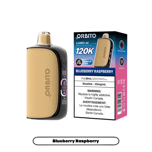 Orbito Lumo AI 120K - Blueberry Raspberry (30mL) - Simpli Vape - Canada shipping and delivery