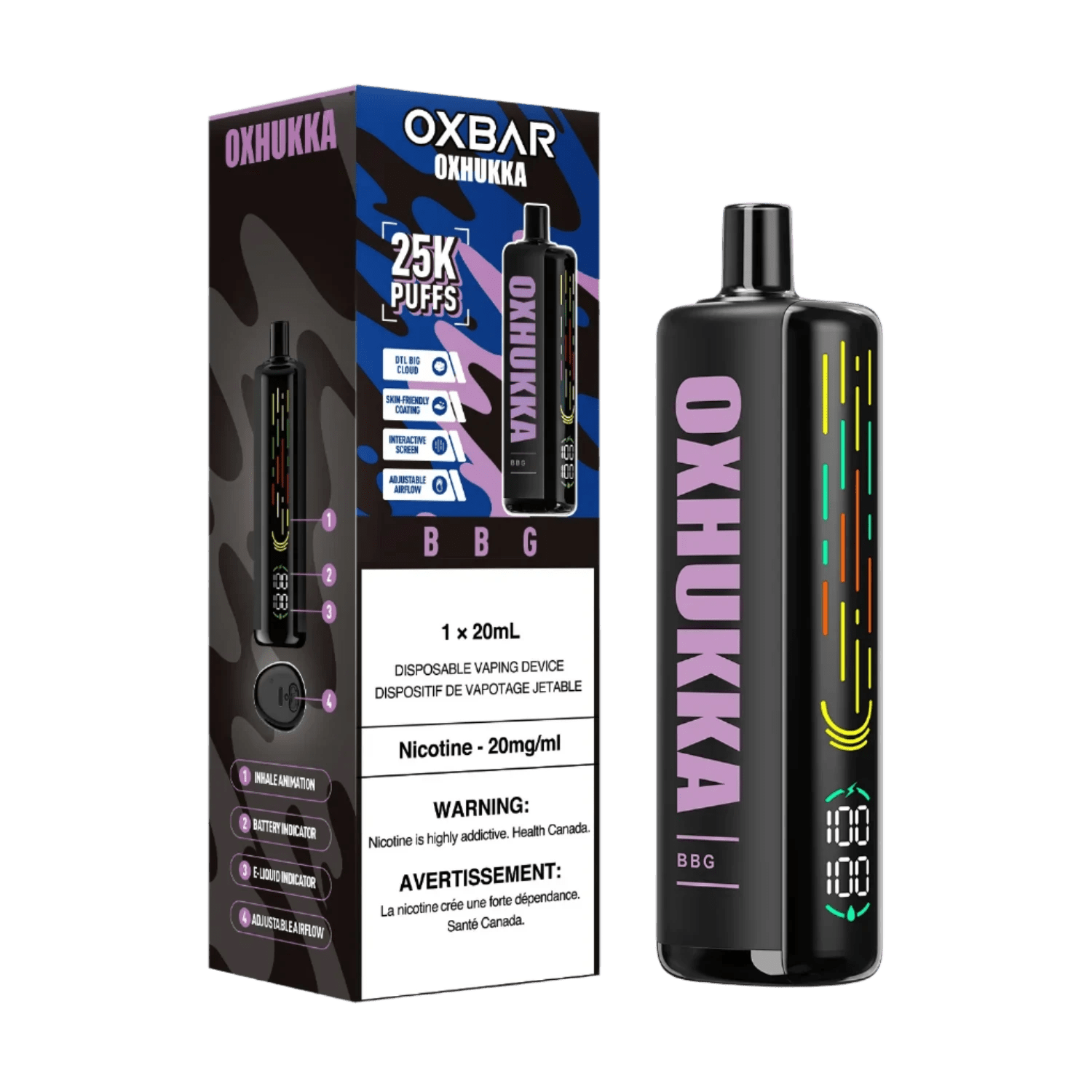 Oxbar Oxhukka - BBG - Simpli Vape Oxbar Oxhukka - BBG - Simpli Vape