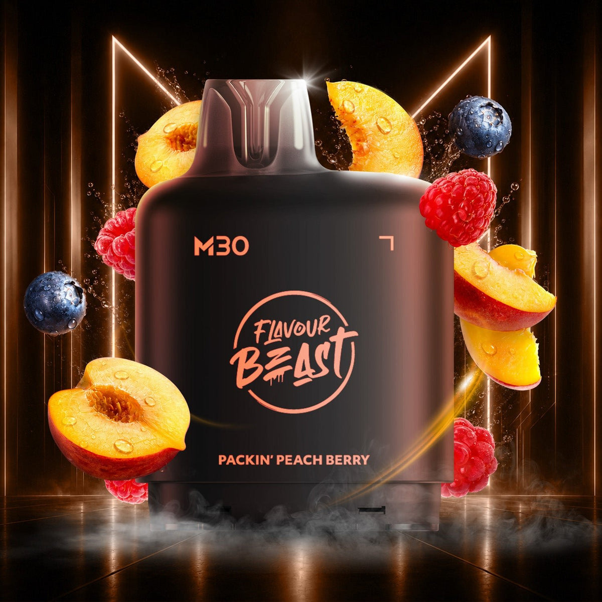 Packin' Peach Berry - Level X Flavour Beast M30 Series - Simpli Vape - Canada shipping and delivery