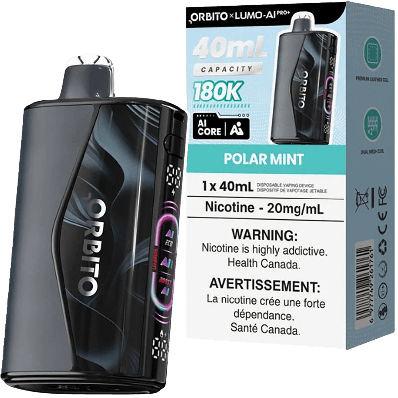 Polar lce - Orbito Lumo AI Pro+ 180K Disposable Vape (30mL) - Simpli Vape - #Canada shipping and delivery#
