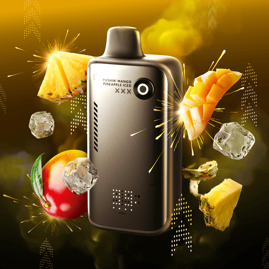 Pushin' Mango Pineapple Iced Flavour Beast Alpha 80K Disposable - Simpli Vape - Canada shipping and delivery