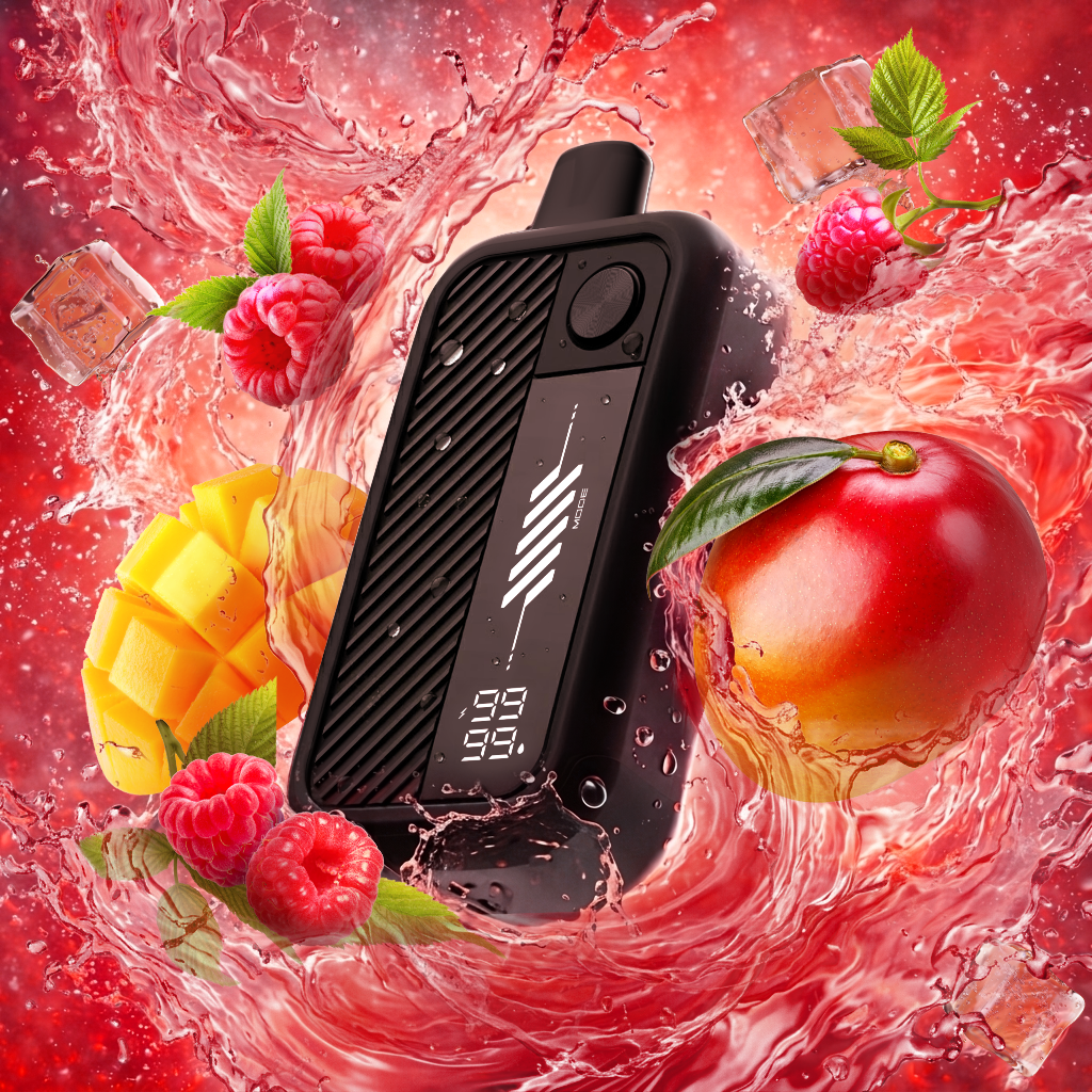Ragin' Razz Mango Iced - Beast Mode Max 3 Disposable - Simpli Vape - Canada shipping and delivery