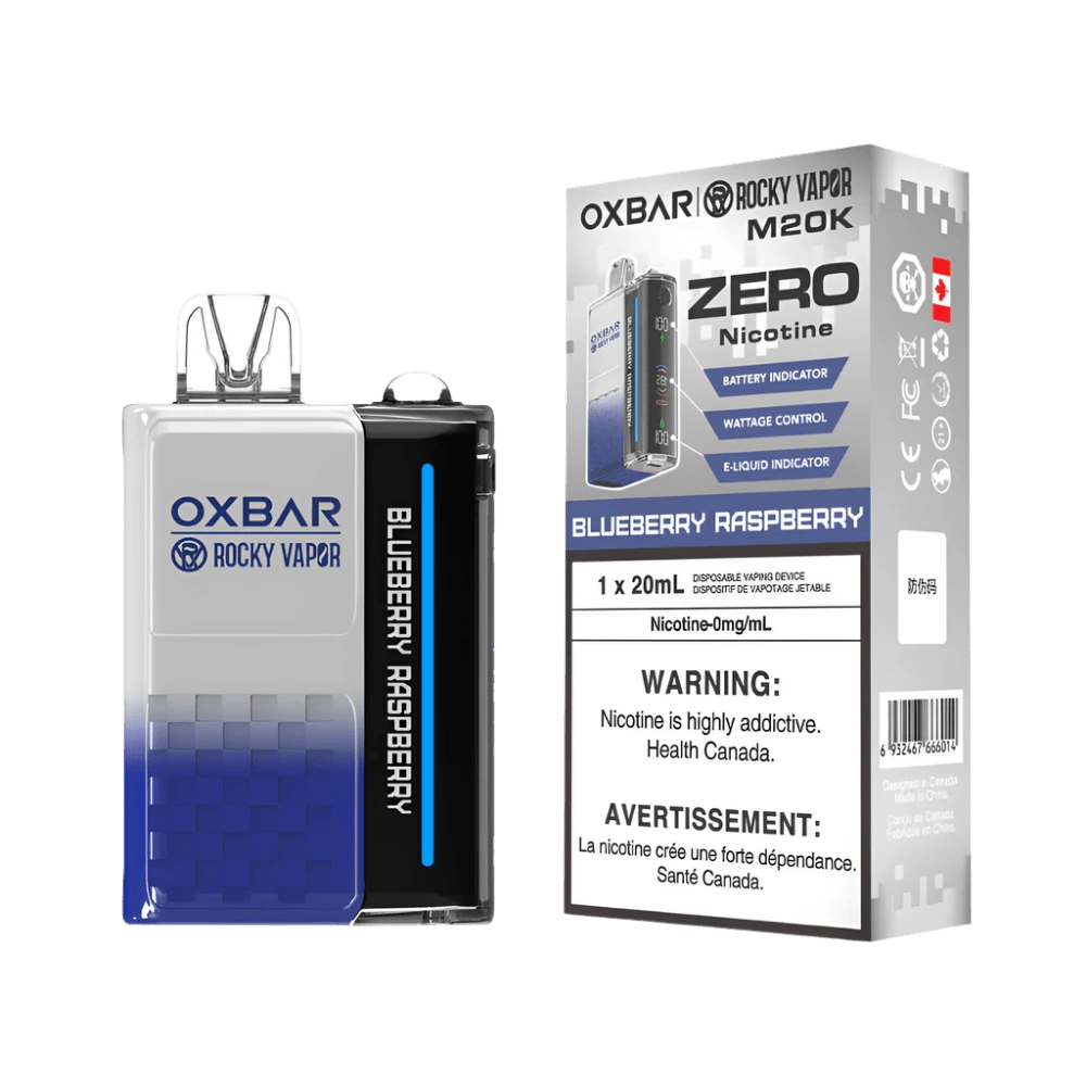 Rocky Vapor Oxbar M20K - Blueberry Raspberry (Nicotine Free) - Simpli Vape - Canada shipping and delivery