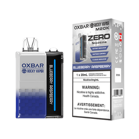 Rocky Vapor Oxbar M20K - Blueberry Raspberry (Nicotine Free) - Simpli Vape - Canada shipping and delivery