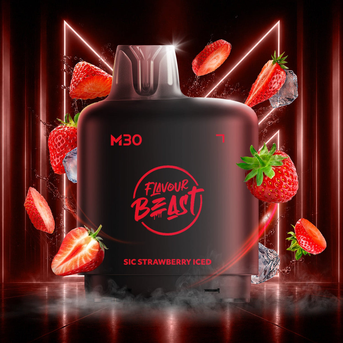 Sic Strawberry Iced - Level X Flavour Beast M30 Series - Simpli Vape - Canada shipping and delivery