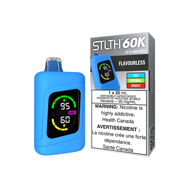 STLTH 60K – Flavourless Disposable Vape - Simpli Vape - Canada shipping and delivery