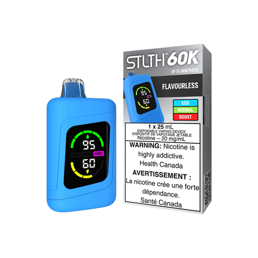 STLTH 60K – Flavourless Disposable Vape - Simpli Vape - Canada shipping and delivery
