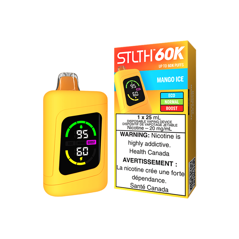 STLTH 60K – Mango Ice Disposable Vape - Simpli Vape - Canada shipping and delivery