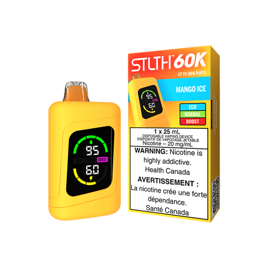 STLTH 60K – Mango Ice Disposable Vape - Simpli Vape - Canada shipping and delivery