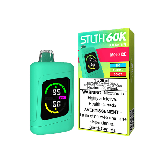 STLTH 60K – MOJO ICE Disposable Vape - Simpli Vape - Canada shipping and delivery