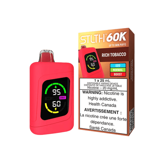 STLTH 60K – Rich Tobacco - Simpli Vape - Canada shipping and delivery