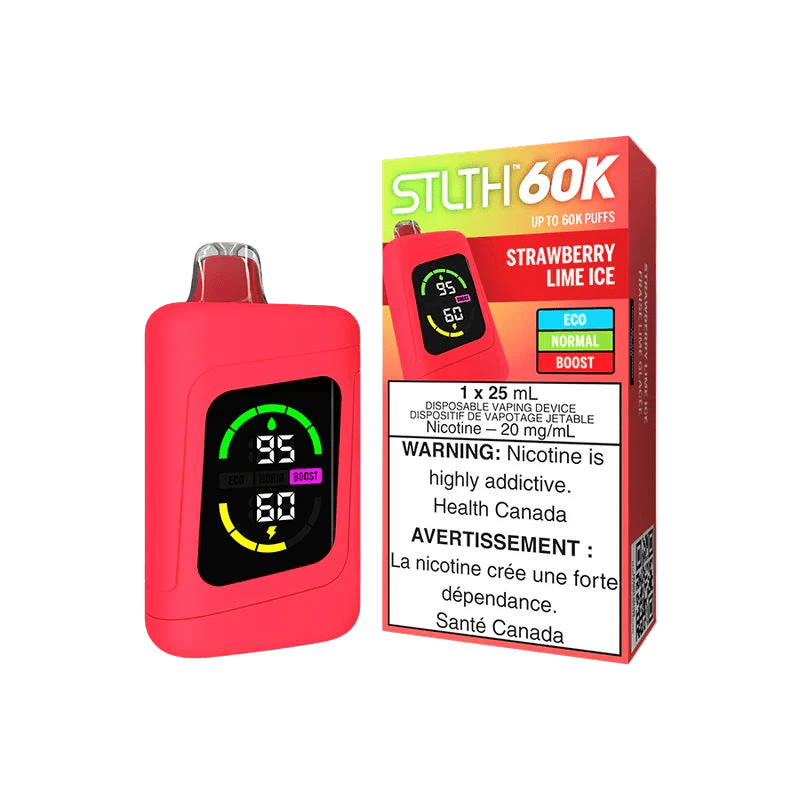 STLTH 60K – Strawberry Lime Ice - Simpli Vape - Canada shipping and delivery
