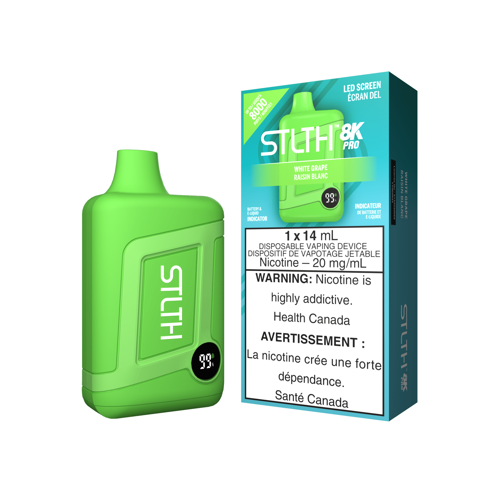 STLTH BOX 8K PRO DISPOSABLE VAPE - Simpli Vape - Canada shipping and delivery