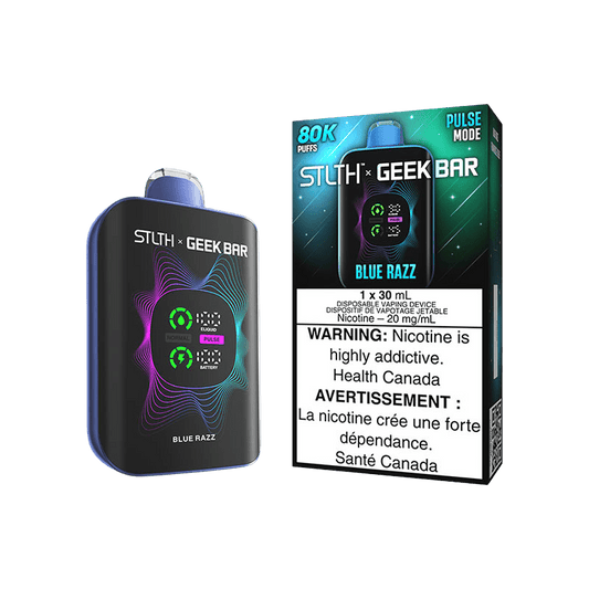 STLTH X GEEK BAR DISPOSABLE - BLUE RAZZ - Simpli Vape - Canada shipping and delivery