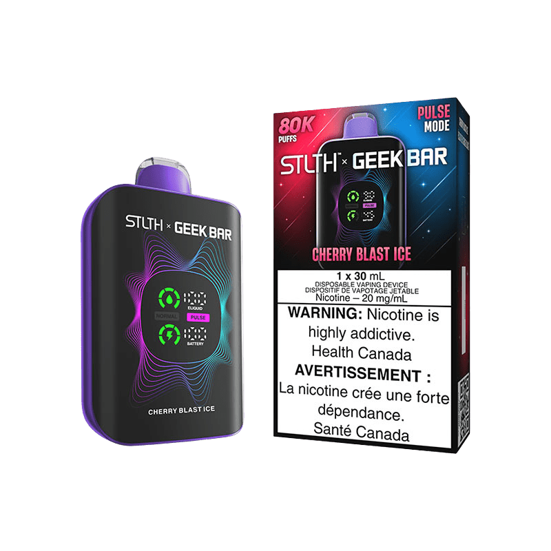STLTH X GEEK BAR DISPOSABLE - CHERRY BLAST ICE - Simpli Vape - Canada shipping and delivery