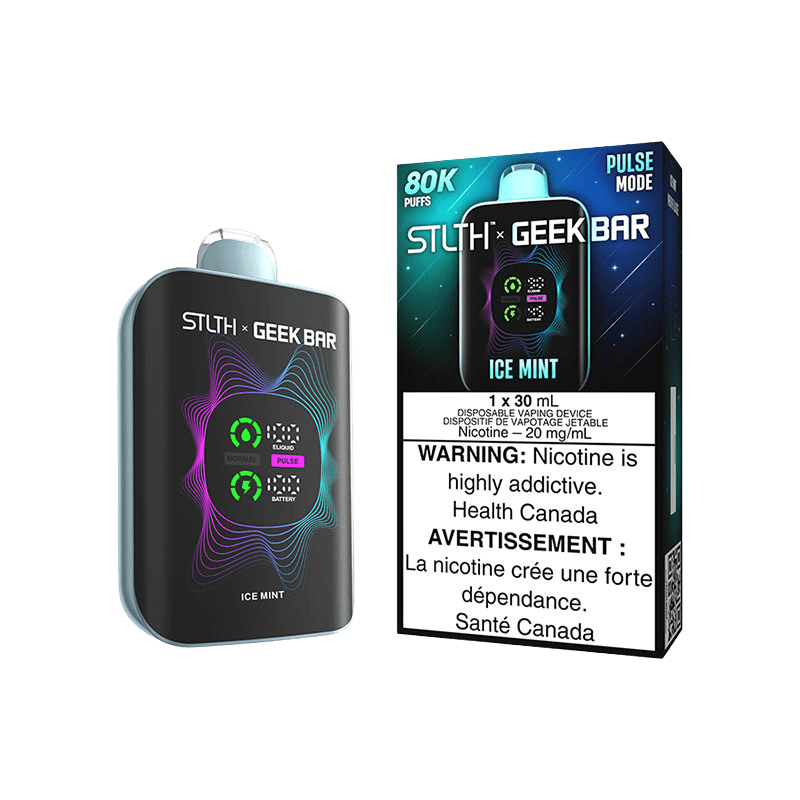 STLTH X GEEK BAR DISPOSABLE - ICE MINT - Simpli Vape - Canada shipping and delivery