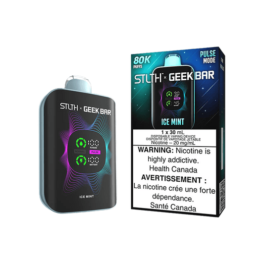 STLTH X GEEK BAR DISPOSABLE - ICE MINT - Simpli Vape - Canada shipping and delivery