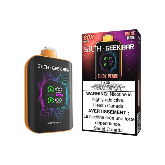 STLTH X GEEK BAR DISPOSABLE - JUICY PEACH - Simpli Vape - Canada shipping and delivery