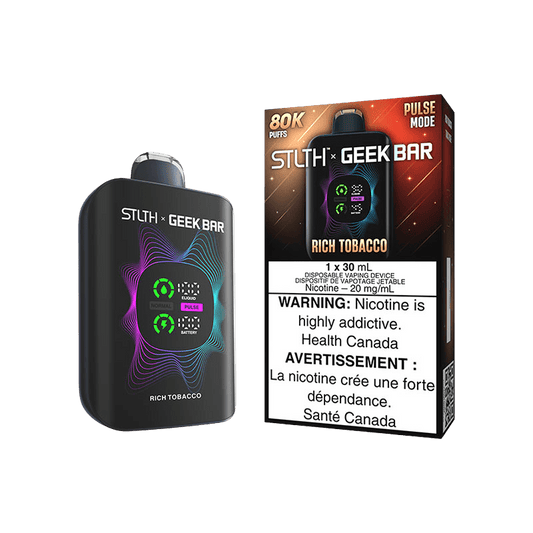 STLTH X GEEK BAR DISPOSABLE - RICH TOBACCO - Simpli Vape - Canada shipping and delivery