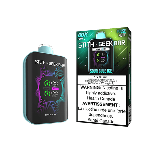 STLTH X GEEK BAR DISPOSABLE - SOUR BLUE ICE - Simpli Vape - Canada shipping and delivery