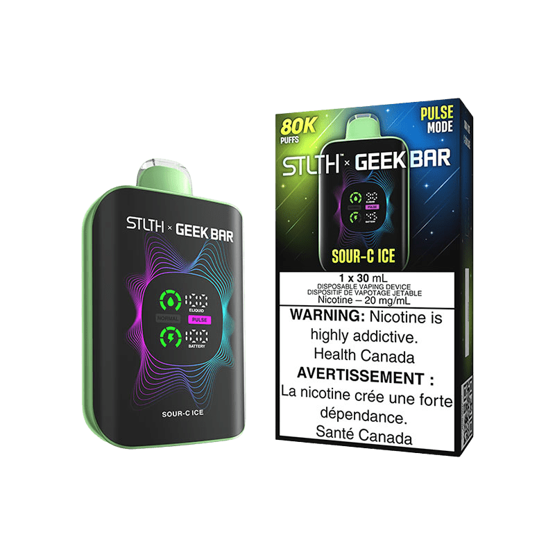 STLTH X GEEK BAR DISPOSABLE - SOUR - C ICE - Simpli Vape - Canada shipping and delivery