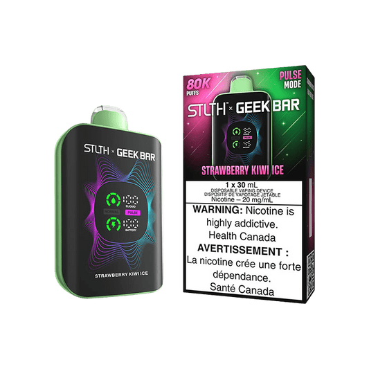 STLTH X GEEK BAR DISPOSABLE - STRAWBERRY KIWI ICE - Simpli Vape - Canada shipping and delivery