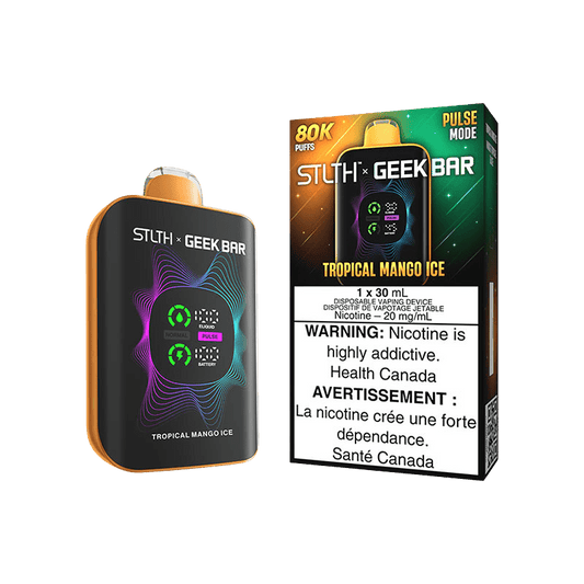 STLTH X GEEK BAR DISPOSABLE - TROPICAL MANGO ICE - Simpli Vape - Canada shipping and delivery