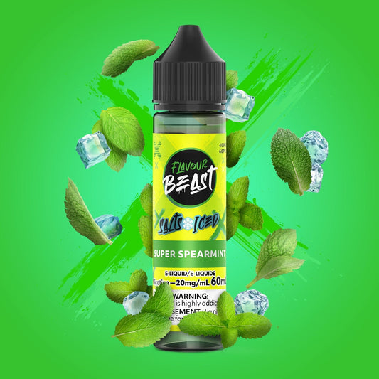 Super Spearmint (ICED) - 60mL Nic - Salt Flavour Beast E - Liquid - Simpli Vape - Canada shipping and delivery